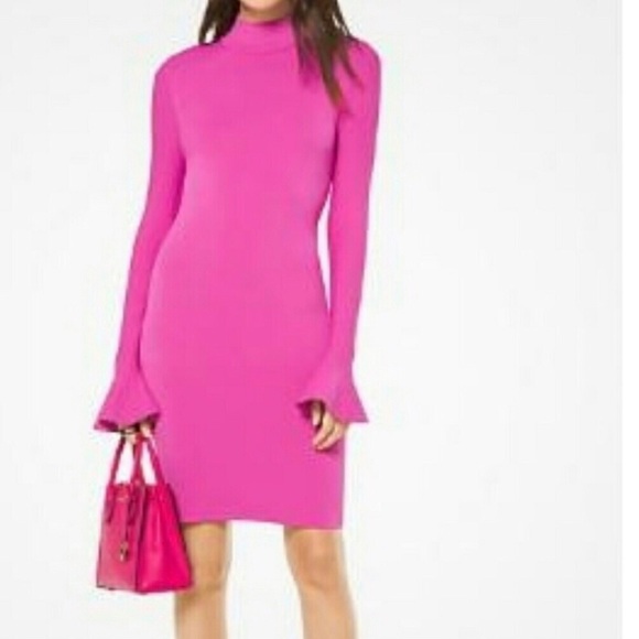 bell sleeve jumper dress